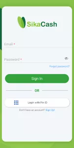 SikaCash app screenshot 2