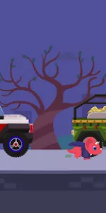 Dinosaur Police Car kids Games app screenshot 9