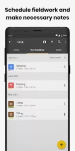 FieldBee tractor navigation app screenshot 5