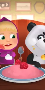 Masha and the Bear Kitchen app screenshot 2