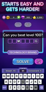 Trivia Puzzle Fortune Word Fun app screenshot 5