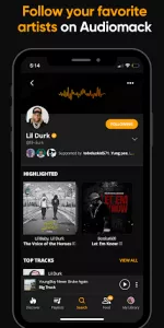 Audiomack app screenshot 15