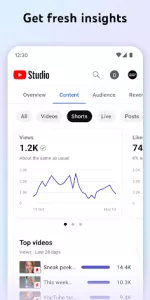 YouTube Studio app screenshot 3