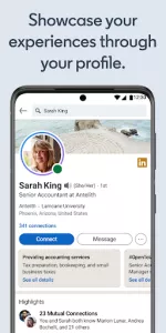 LinkedIn app screenshot 4