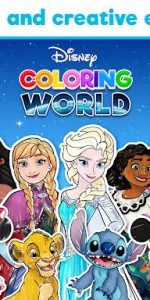 Disney Coloring World app screenshot 8