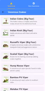 Snake Aid app screenshot 4