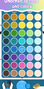 Drawing Princess Coloring Game app screenshot 4