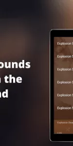 Explosion Sounds app screenshot 3