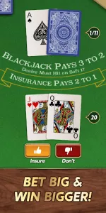 Blackjack app screenshot 4