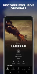 Paramount+ app screenshot 1