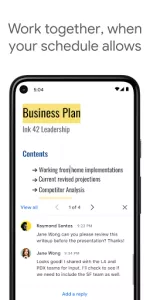 Google Docs app screenshot 2