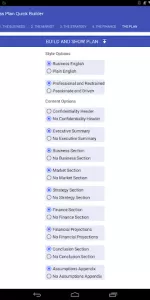 Business Plan Quick Builder app screenshot 13