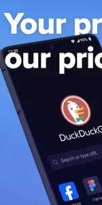 DuckDuckGo Private Browser app screenshot 1