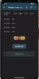 Electrical Calculations app screenshot 4