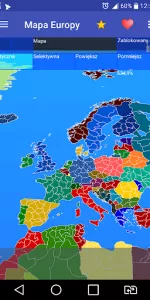 Europe map app screenshot 2