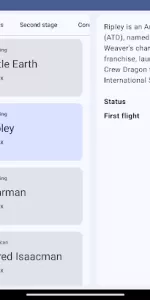 SpaceX  app screenshot 8