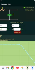 Electronics circuit calculator app screenshot 16