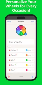 Spin roulette Wheel of Choices app screenshot 3