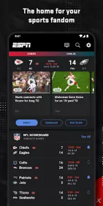 ESPN app screenshot 1