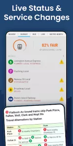 NYC Subway Bus LIRR MNR  app screenshot 3