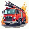 Kids Firefighter Truck Games app icon