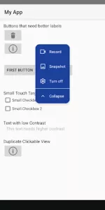 Accessibility Scanner app screenshot 2