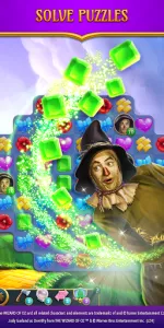 The Wizard of Oz Magic Match 3 app screenshot 2