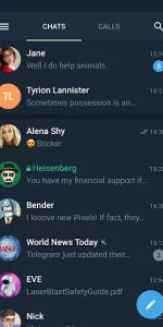 Telegram X app screenshot 1