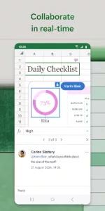 Microsoft Excel app screenshot 6