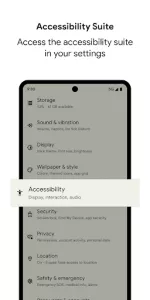 Android Accessibility Suite app screenshot 1