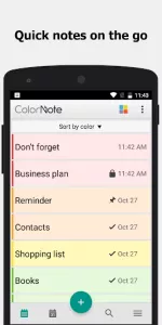 ColorNote Notepad Notes app screenshot 1