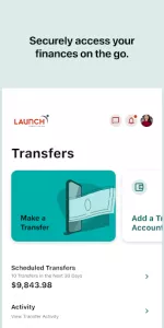 Launch Credit Union app screenshot 2