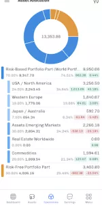 Portfolio Performance app screenshot 2