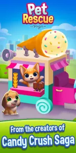 Pet Rescue Saga app screenshot 1