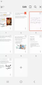 Samsung Notes app screenshot 5