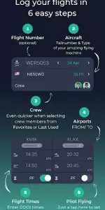 Wader Pilot Logbook app screenshot 3