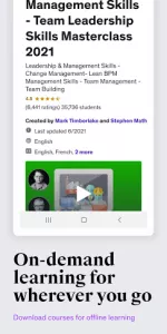 Udemy Business app screenshot 5