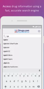 Drugs.com Medication Guide app screenshot 2