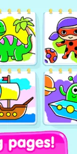 Coloring games for kids age 5 app screenshot 12