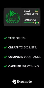 Evernote  app screenshot 1