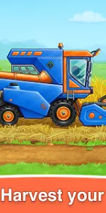 Farm land & Harvest Kids Games app screenshot 4