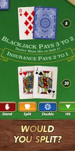 Blackjack app screenshot 5