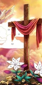 Bible Coloring Paint By Number app screenshot 2