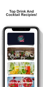 Drink and Cocktail Recipes App app screenshot 1