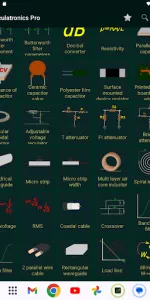 Electronics circuit calculator app screenshot 10