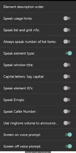 Prudence Screen Reader app screenshot 5