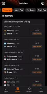 UEFA Europa League Official app screenshot 3