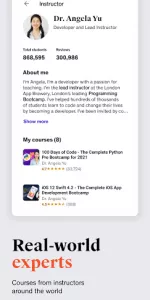 Udemy  app screenshot 3