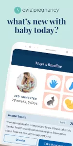 Ovia Pregnancy & Baby Tracker app screenshot 1