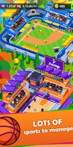 Sports City Tycoon app screenshot 2